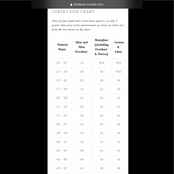 TT Corset (Pumpkin) size 22” (small) - Picture 16 of 16